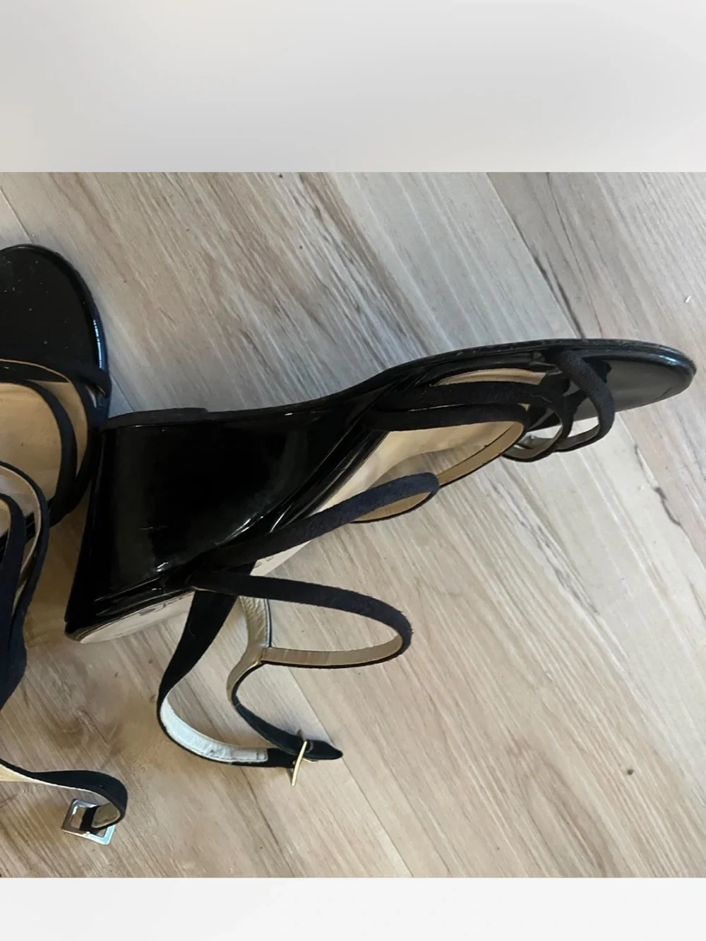 Black Strappy Women's Sandals